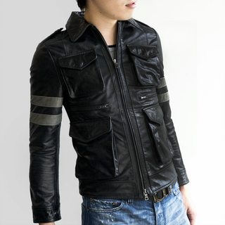 Illustration for article titled Ridiculously Expensive Resident Evil Jacket's Ridiculous Poses